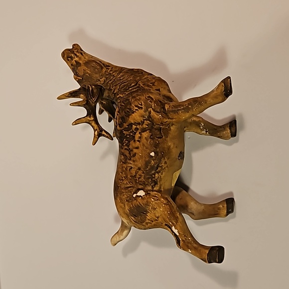 1970's UCTCI Japan Ceramic Elk Figurine - Picture 5 of 14